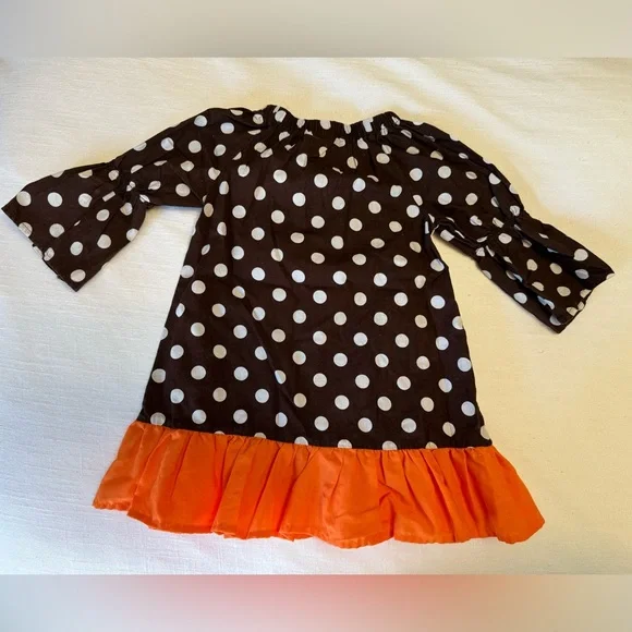 Boutique Label | Thanksgiving Turkey Dress | 3T - Picture 2 of 4